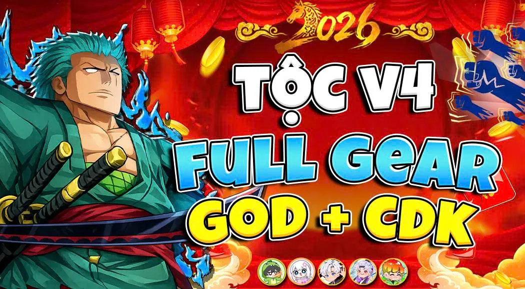 (VIP) ACC FULL GEAR V4 - GODHUMAN - CDK